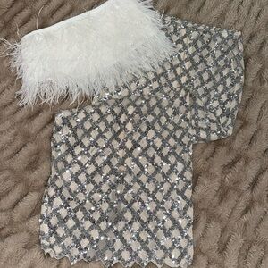 NWT Mew Mews 2 piece skirt set